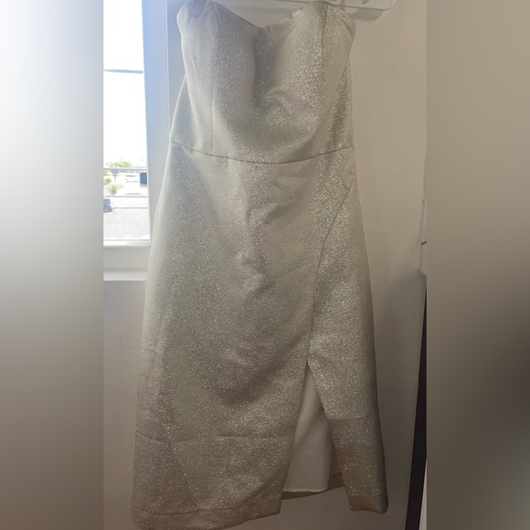 Jenny Yoo Collection Champagne 🥂 colored cocktail dress - Picture 5 of 6